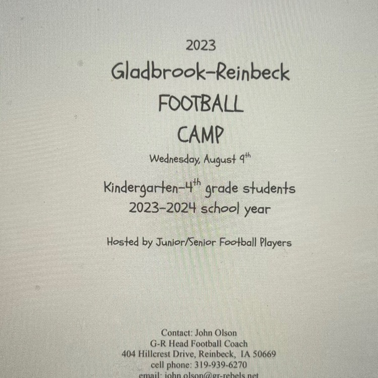 Live Feed GladbrookReinbeck Community School District